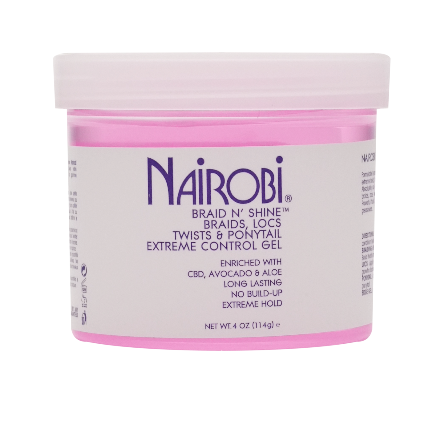 Nairobi Braid n' Shine™ Braids, Locs Twist & Ponytail Extreme Control Gel